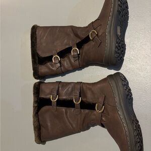 Dream Pairs Fur Lined Leather Boots